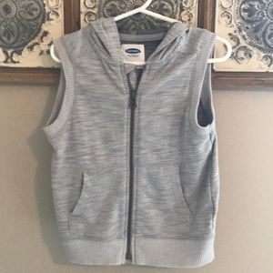 Little boys hooded vest